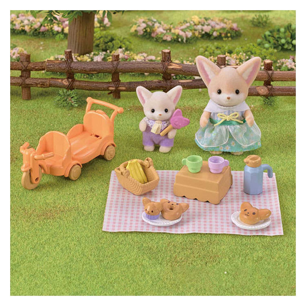 Picknickszene mit Wüstenfuchs-Figuren – ab 3 Jahren
