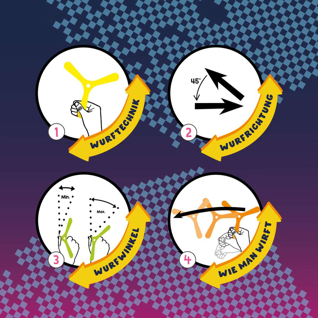 Leichter Boomerang – für Sport, Spiel & Bewegung draußen