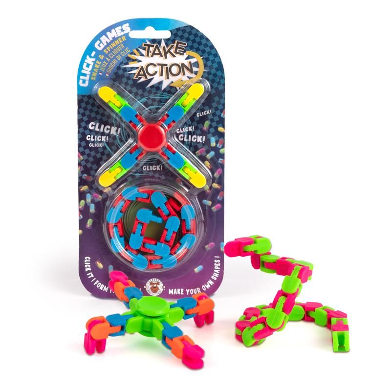 Spinner & Klapp-Schlange – Konzentrationsspiel im Doppelpack