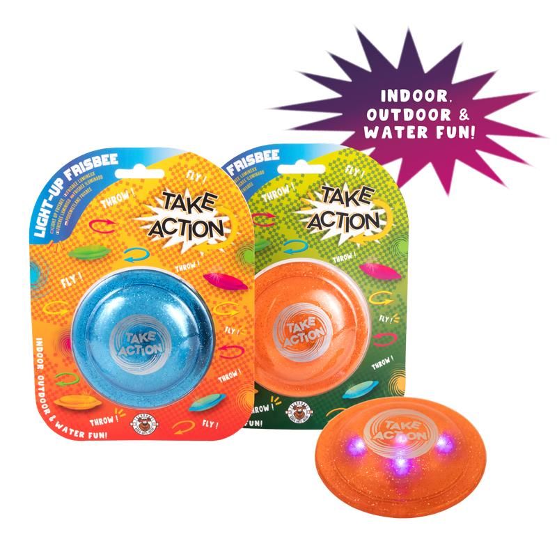 TAKE ACTION Pocket Light up Frisbee - In & Outdoor - Trendhaus