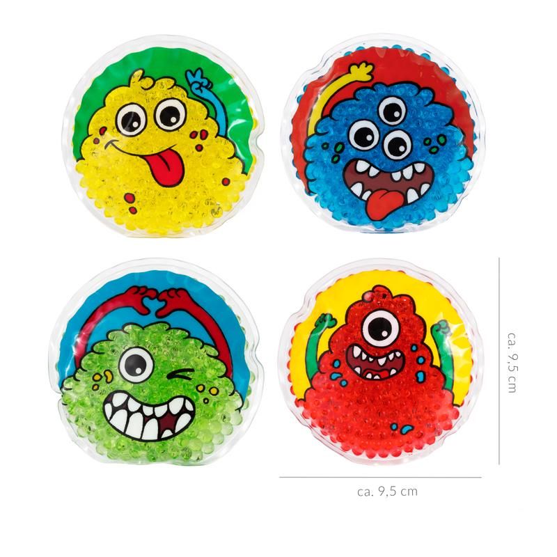 Taschenmonster Gelpad ca. 9,5 cm Durchmesser – nutzbar zum Kühlen, Wärmen und Stressabbau
