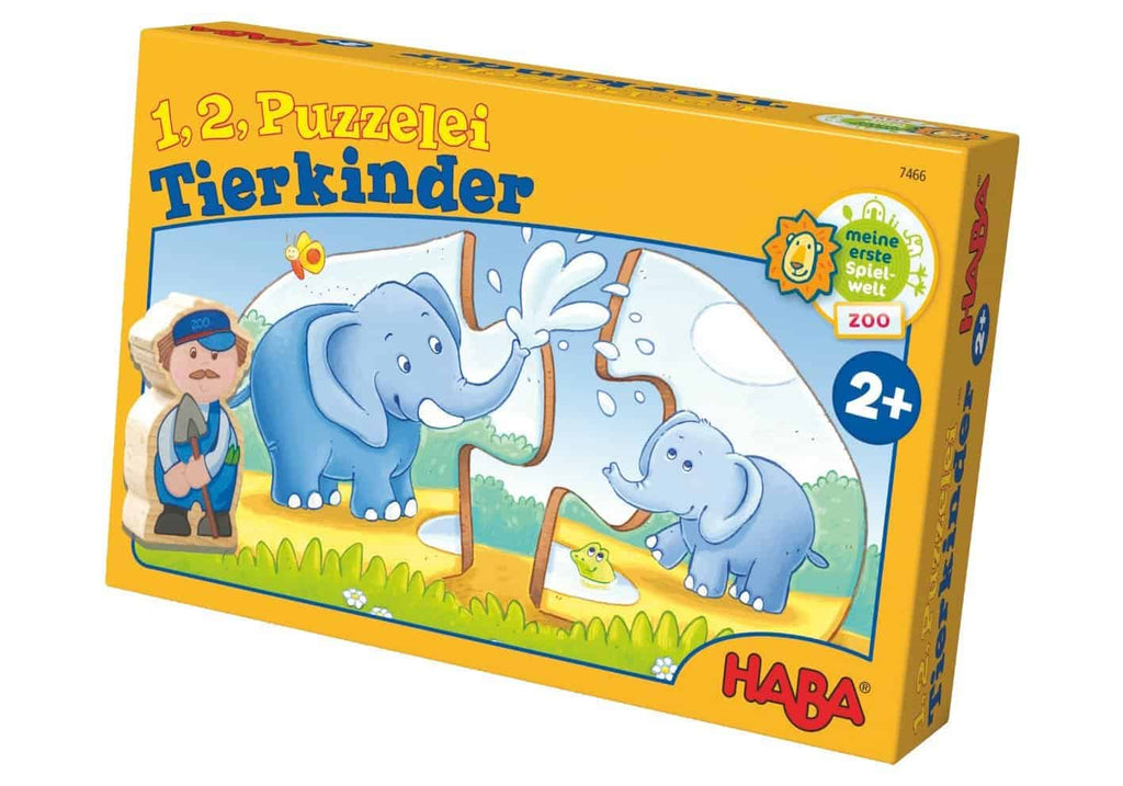 Tierkinder - 1,2 Puzzelei - Haba