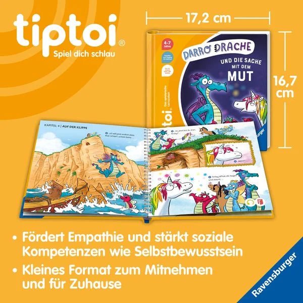 tiptoi Bildergeschichte Gefühle Mut ab 4 Jahre Drachen Einhörner interaktiv