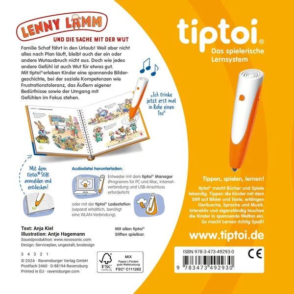 Wut verstehen tiptoi Lenny Lamm interaktiv ab Vorschule