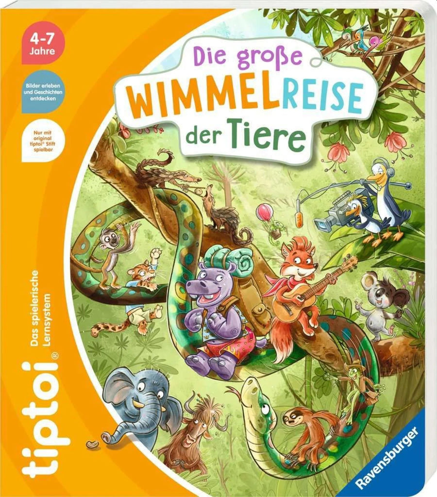 Tiptoi® Die große Wimmelreise der Tiere - Ravensburger