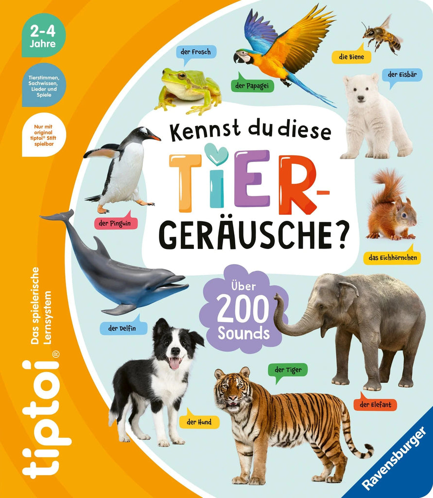 Kennst du diese Tiergeräusche tiptoi interaktiv Buch ab 2 Jahre Tiere lernen