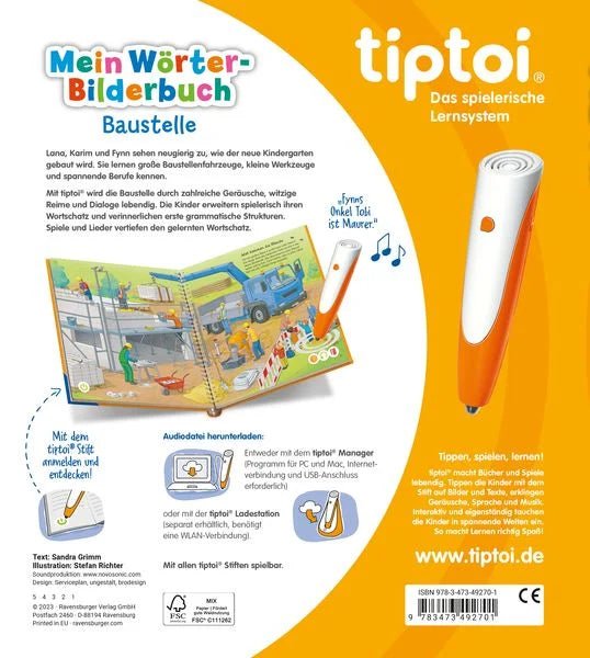 Tiptoi® Mein Wörter - Bilderbuch Baustelle - Ravensburger