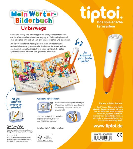 Tiptoi® Mein Wörter - Bilderbuch Unterwegs - Ravensburger