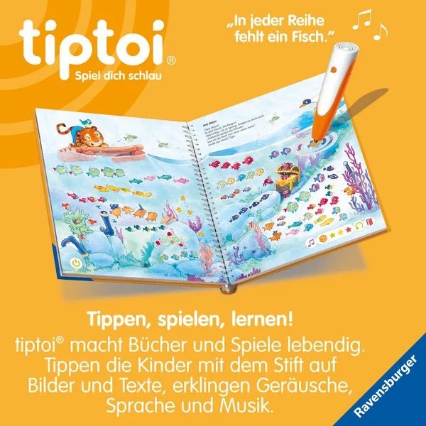 Logisches Denken tiptoi Rätselbuch ab 4‑6 Jahren interaktiv Lernspiele