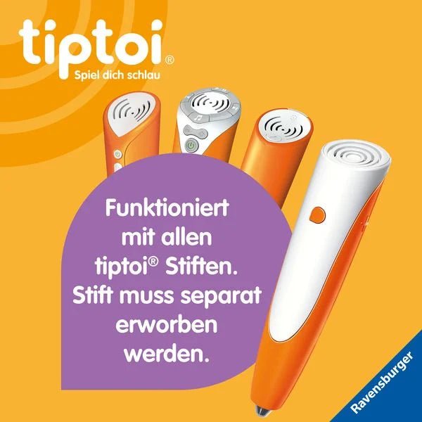 Interaktives Fahrzeuge‑Buch tiptoi mit Suchbildern und Liedern ab 2 Jahre