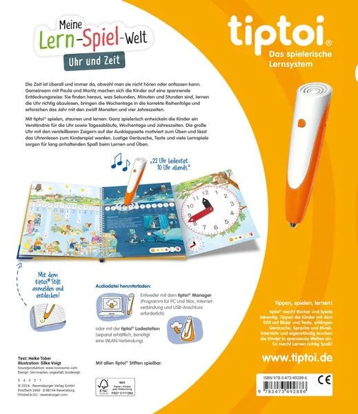 Tiptoi® Uhr und Zeit - Ravensburger