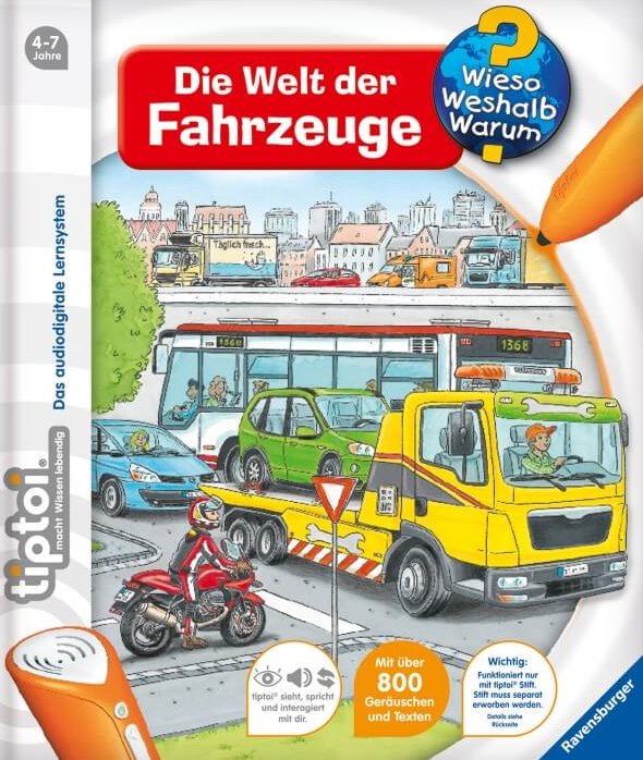 Tiptoi® Wieso? Weshalb? Warum? - Die Welt der Fahrzeuge - Ravensburger