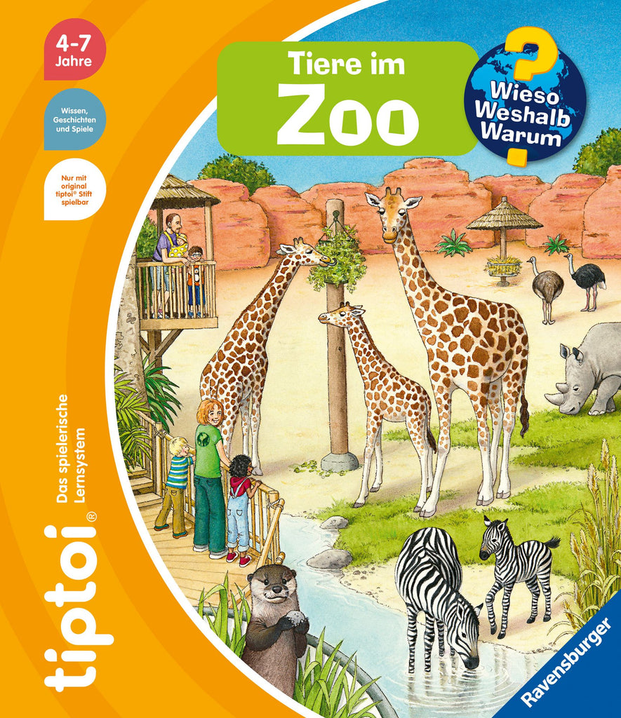 tiptoi Wieso Weshalb Warum Tiere im Zoo Buch ab 4 Jahren
