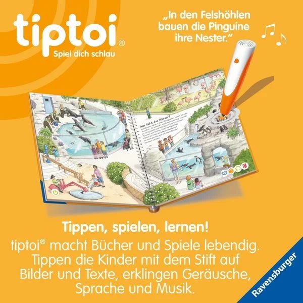 Wieso Weshalb Warum Tiere im Zoo tiptoi Sachbuch Kinder
