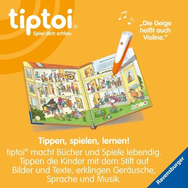 Wir entdecken die Musik tiptoi Sachbuch Instrumente Rhythmus