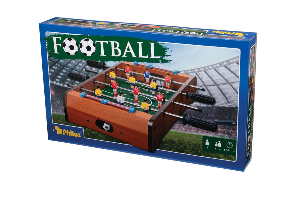Mini Tischfußball Kicker aus MDF mit 2 Bällen, kompaktes Tischspiel für 2 Personen