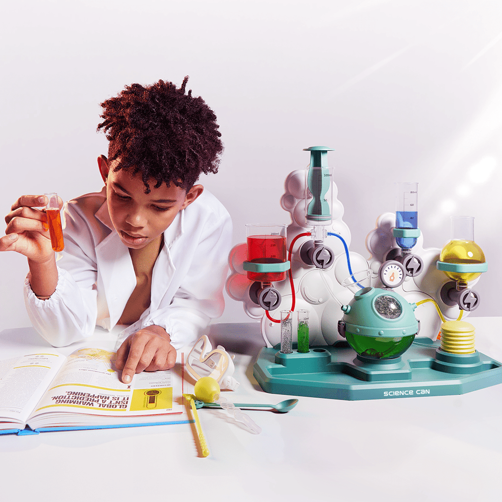 Chemie Lab Fusion SCIENCE CAN Set mit 100 Experimenten Kinder
