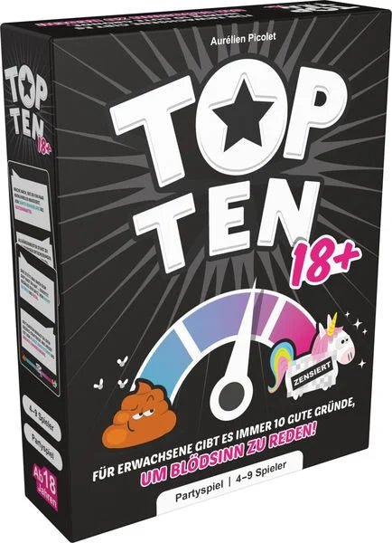Erwachsenenspiel Top Ten 18 Plus