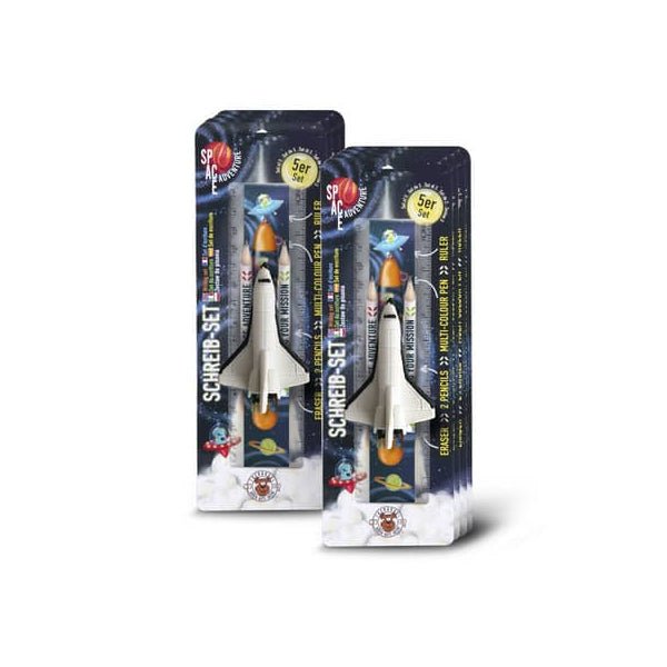 Kinder Schreibset 5‑teilig Weltraum Design Trendhaus