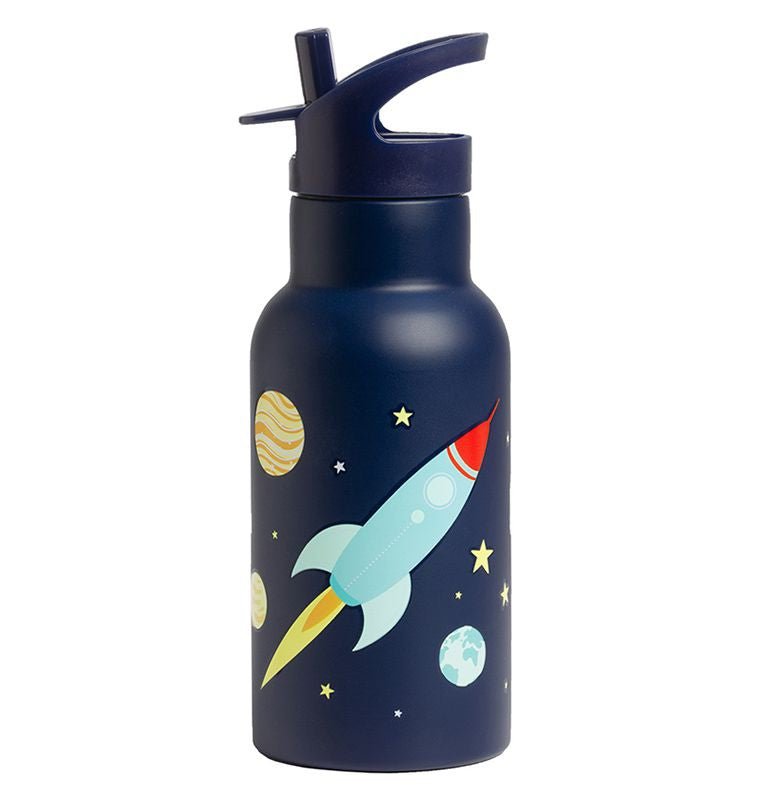 Trinkflasche Edelstahl - Space - Weltraum 350ml - A Little Lovely Company