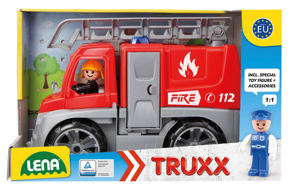 TRUXX Feuerwehr im bunten Schaukarton Made in Europe
