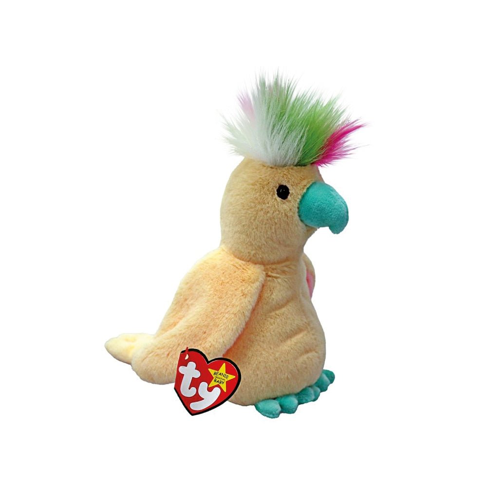 TY Beanie Babies Pompom II Papagei Plüschtier 15 cm
