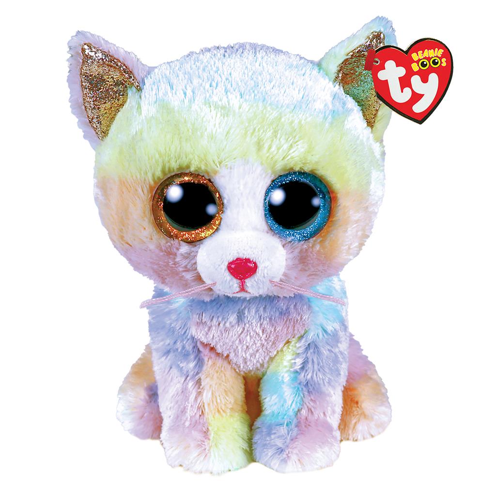 TY Beanie Boos Heather Katze Plüschtier 15 cm bunt
