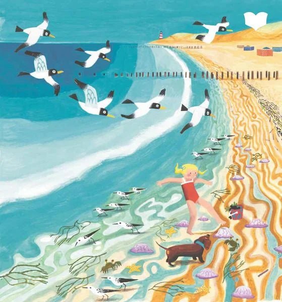 Unser Tag am Meer Kinderbuch mit Strand, Wellen, Eis und sommerlichen Szenen