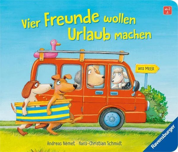 Vier Freunde wollen Urlaub machen - Ravensburger