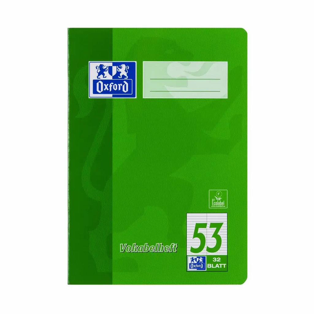 Vokabelheft 2 Spalten A5 – Oxford Blau oder Pink