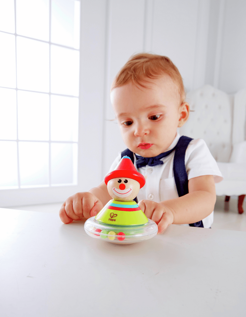 Wackel-Ralph Hape Clown Stehauf-Figur Babyspielzeug
