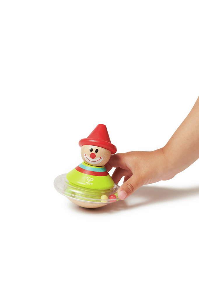 Hape Wackel-Ralph Stehauf Clown Baby Motorikspielzeug
