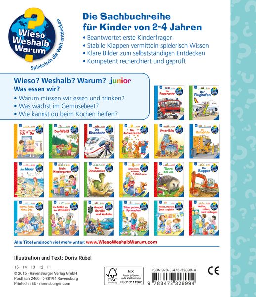 Was essen wir? / Wieso? Weshalb? Warum? Junior Bd.53 - Ravensburger