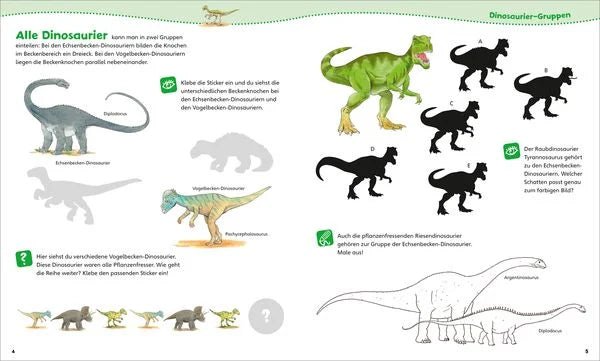 Was ist Was Junior - Mitmachheft - Dinosaurier - Tessloff