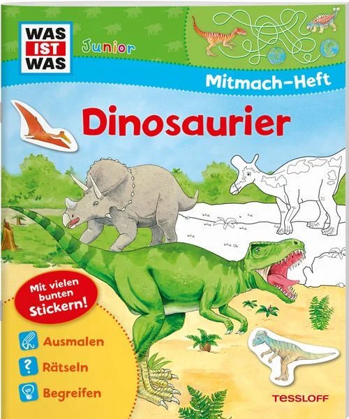 Was ist Was Junior - Mitmachheft - Dinosaurier - Tessloff