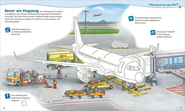 Was ist Was Junior - Mitmachheft - Flughafen und Flugzeuge - Tessloff