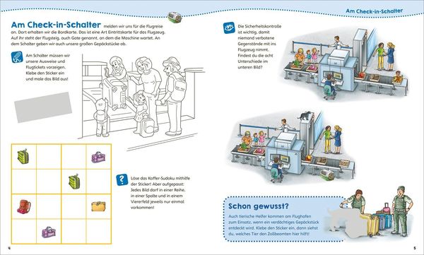 Was ist Was Junior - Mitmachheft - Flughafen und Flugzeuge - Tessloff