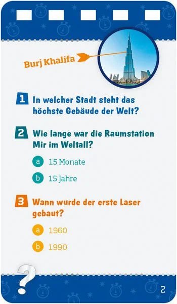 Was ist Was - Quiz !? - Spiralbindung - Rekorde der Technik - Tessloff