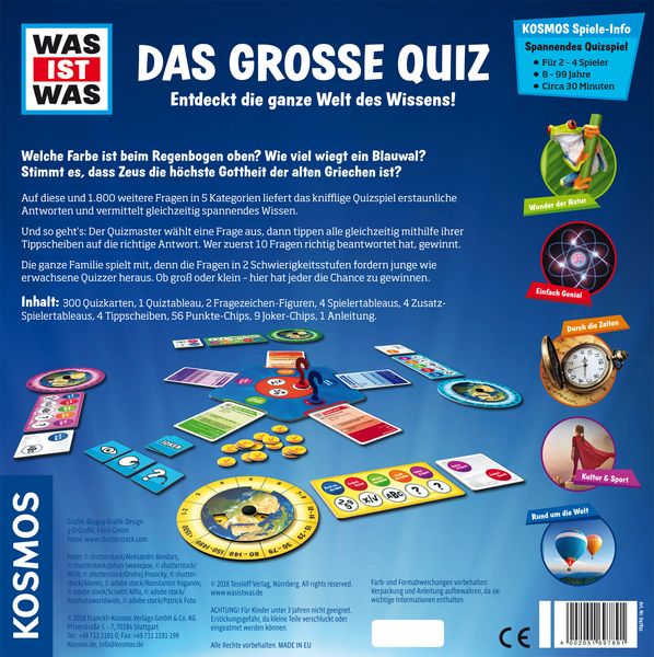 WAS IST WAS Quizspiel - Das große Quiz - Kosmos