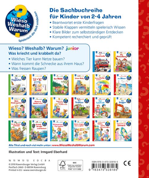 Was kriecht und krabbelt da? / Wieso? Weshalb? Warum? Junior Bd. 36 - Ravensburger