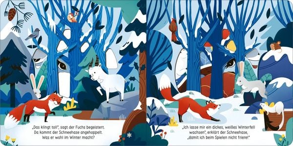 Kinderbuch Fuchs im Winter – Pappbuch mit 3D-Effekt

