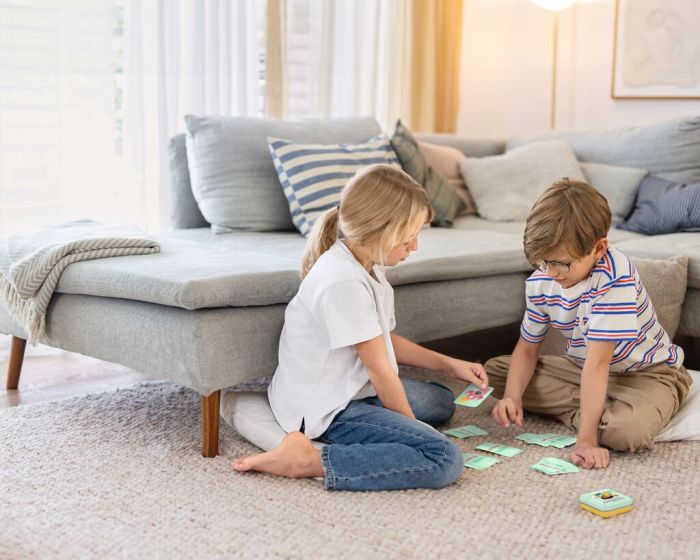 Merkspiel mit einfachen Regeln für Vorschule