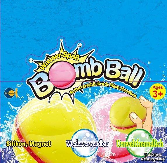 Wasserbomben mit Magnetverschluss 3er Set für Kinder