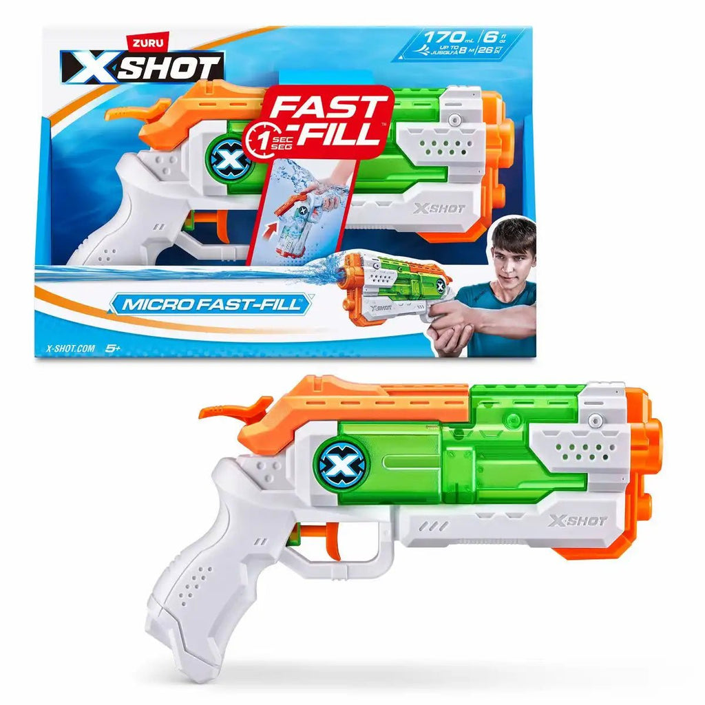 Leichte Wasserpistole für Kinderhände – XSHOT Micro