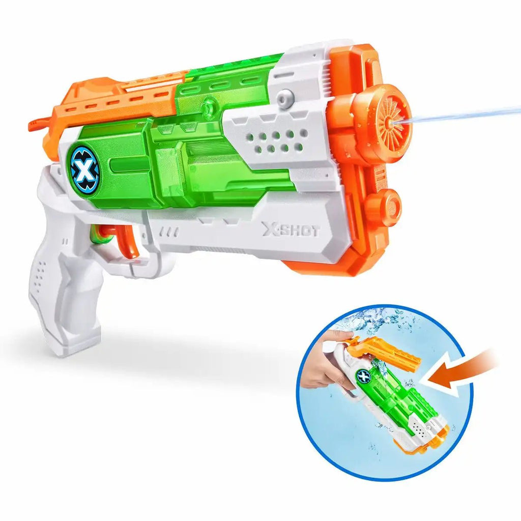 Schnell nachfüllbare XSHOT Wasserpistole für Kinder