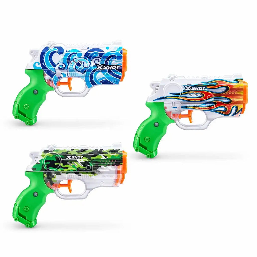 Fast-Fill Wasserpistole XSHOT Skins Hydra ab 5 Jahren