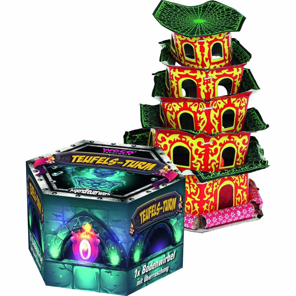 Teufelsturm Bodenwirbel F1 – Weco Jugendfeuerwerk mit Überraschung