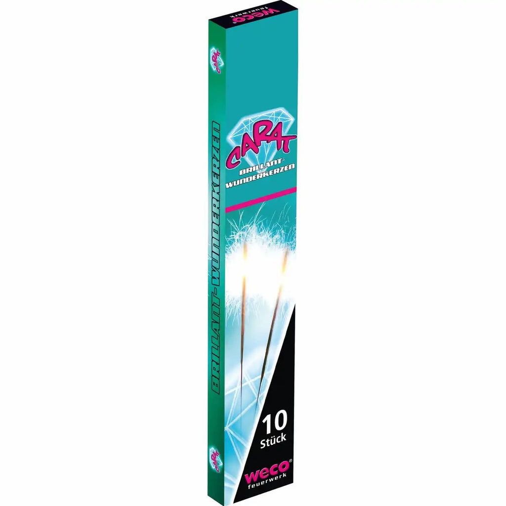 Weco Carat Wunderkerzen 10er Pack