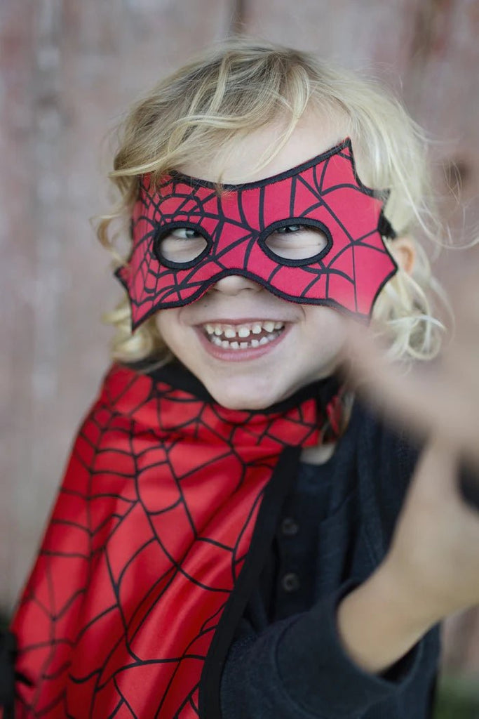 Wendeumhang & Maske Spider/ Bat, 4 - 6 Jahre - Great Pretenders