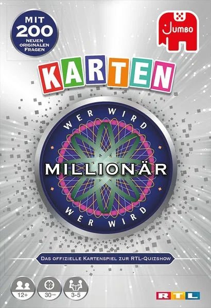 Wer wird Millionär? Kartenspiel - Jumbo